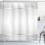 Ambesonne Grey Shower Curtain, Roco