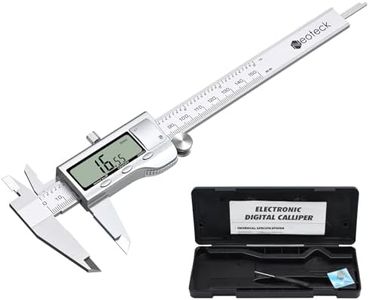 Neoteck 6 inch Digital Caliper, Full-Metal Electronic Calipers Measuring Tool Fractions/ Inch/ mm Conversion