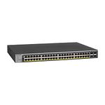 NETGEAR 52-Port PoE Gigabit Ethernet Smart Switch (GS752TP) - Smart Managed, 48 x PoE+ @ 380W, 4 x 1G SFP, Desktop or Rackmount Switch