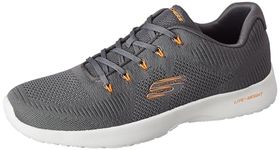 Skechers Mens Dynamight Charcoal/Orange Running Shoe - 10 UK (11 US) (894302ID-CCOR)