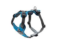 HUNTER Divo Dog Harness, M, 56-73 cm, Light Blue/Grey