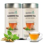 Baton Slimming tea | 25 Tea Bags | Made with Herbs,Spices & Green Tea | Reduce bloating and Improves Digestion | 15 Days pack ..