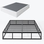 SHLAND Queen Box Spring 9 Inch Box Spring for Queen Bed, High Profile Metal Queen Size Box Springs with Fabric Cover, Easy Assembly, 3000 Lbs Max Weight Capacity