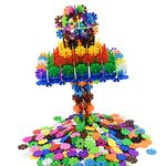 Building Toy 800 Piece Interlocking Plastic Disc Set - A Creative and Educational Alternative to Building Blocks A Great STEM Toy for Both Boys and Girls