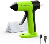 Tilswall Cordless Glue Gun, 4V Fast Preheating Hot Glue Gun with 20pcs Premius Glue Sticks(20x140mm), 2000mAh Type-c Rechargeable, Suitable for DIY Craft, Home Repaire