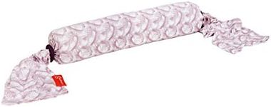 bbhugme Adjustable Nursing Pillow - Breastfeeding, Bottle Feeding, Baby Support - Adjustable Firmness and Fit - Washable Pillow Cover - Feather Pink