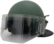 Aetheria Russian ZSH-1-2M Helmet with Acrylic Visor, 58-61cm Russian Helmet for Christmas Halloween Prop CS Outdoor Activities - Military Green
