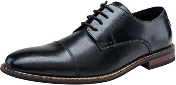 JOUSEN mens Men Dress Shoes Black Size: 10.5