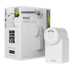 Nuki Smart Lock 3.0 for Euro Profile Cylinder, Smart Door Lock for Keyless Access With No Screwing or Drilling Required, Retrofittable Electronic Door Lock, White