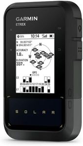 Garmin eTrex® Solar, GPS Handheld Navigator, Unlimited Battery Life, Water Resistant