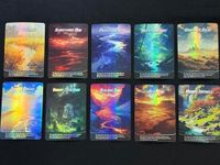 Proxy Cards for Magic the Gathering, Alternative Custom Art DIY Cards, Fetch Lands, Foil