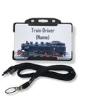 Train Driver Novelty ID Card & Lanyard - Role play - Pretend Play - Imaginary Play - Dress Up Toys and accessories