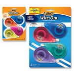 BIC White-Out Brand EZ Correct Correction Tape, 4 Count