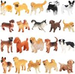 ONEST 20 Pieces Mini Dog Figurines 