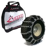 The ROP Shop Pair 2 Link TIRE Chains 18x9.5x8 18x8.5x10 19x9.5x8 for UTV ATV 4-Wheeler Quad