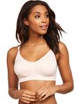 D Club Motherhood Maternity Women's Average Busted Seamless Clip Down Nursing Bra, Blush, Large