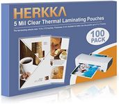 HERKKA 100 Pack Laminating Sheets, 