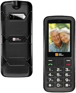 AGM M9 Feature Phone, 4G LTE Unlocked Dual SIM, 3 Card Slots/128GB TF Expand, Large Buttons & Font, Speed Dial, Rugged Basic Cellphone with FM Radio & Flashlight, IP68 Waterproof/Drop-Proof/Dustproof