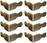 Tiazza 8Pcs Pure Brass Box Corner P