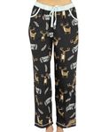 Lazy One Pajamas for Women, Cute Moose Pajama Pants and Top Separates, Trophy Wife Womens Pajama Pant Gray, Medium