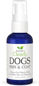 Natural Skin & Coat Oil for Dogs | Skin Soother with Coconut, Almond and Olive Oils | Soothe Dry Skin, Allergies and Skin Irritation | Add Softness and Shine to a Dull Coat | Made in The USA