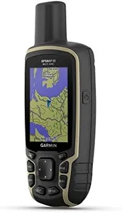 Garmin GPSMAP 65, Button-Operated Handheld with Expanded Satellite Support and Multi-Band Technology, 2.6" Color Display, 010-02451-00