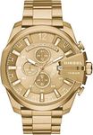 Diesel Mega Chief Gold-Tone Stainless Steel Watch DZ4360