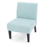 Christopher Knight Home Kendal Light Blue Fabric Accent Chair, One