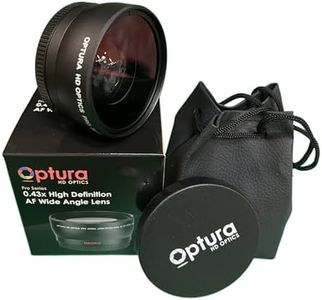 OPTURA HD 52MM HD Wide Angle with Macro Lens for Nikon D3200,D3000 D5300 D5000 D5200 D3300 D90 D80 D40 D40X D70, (Important Note: Work Only with Lenses 52MM Filter Thread Size)