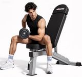 JOROTO MD80 Adjustable Weight Bench - 1000 Lbs Load Utility Workout Benches for Full Body Upright, Incline, Decline, and Flat Exercise Bench Press