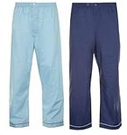 Champion Men's Pack of 2 Hampton Polycotton Long Pyjama Trouser Bottoms (Blue/Navy) M