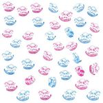 Baby Shower Party Decoration Charms/Favours - Blue/Pink sets For Boys Or Girls (20 x Pink + 20 x Blue Rocking Horses)