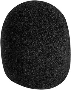 OnStage Foam Ball-Type Microphone Windscreen, Black