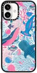 CASETiFY Compact Case for iPhone 16 Plus [Lightweight / 4 ft. 2X Military Grade Drop Protection/Slim] - Under The Sea - Clear Blaack