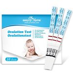 Ovulation Fertility Test Predictor Kit: Easy@Home 10 LH Strips Accurate Fertility Test for Women Ovulation Monitor - Powered by Premom Ovulation Tracker App