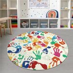 STARUIA Large Round Rug for Classro