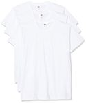 Fruit of the Loom Men's Valueweight Tee, 3 Pack T-Shirt, White (White 30), Medium (Size:M) (Pack of 3)