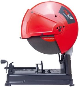 PROMAKER Heavy Duty Chop Saw - 14 Inch, 20 AMP 2400W 3600 RPM, Metal Chop Saw Adjustable 0-45°, Blade Cutting Heavy Metals