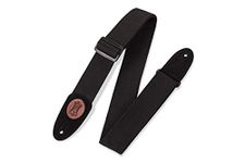 Levy's Leathers X-long 2 inch Cotton Guitar Strap - Black