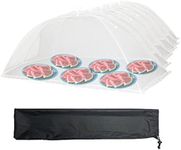 Simply Genius Extra Large Food Tents (6 pack) 39x24 Pop-Up Food Tents/Food Covers for Outdoors, Reusable and Collapsible, Food Nets