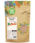 Wholefood Earth Wheat Bran Medium 3 kg, GMO Free, High Fibre