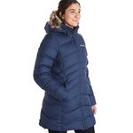 Marmot Wm's Montreal Coat Lightweight Insulated Down Jacket, 700 Fill Power, Outdoor Coat, Water Repellent Anorak, Windproof - Arctic Navy, Large