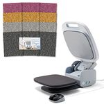 Cricut AutoPress Heat Press Machine and Glitter Iron On Vinyl Bundle - Smart Commercial Level Automated T Shirt Press Machine for Making Bulk Shirts with Auto Release - HTV Heat Transfer Vinyl Project