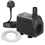 Knifel Submersible Pump 750L/H 16W Dry Burning Protection with Ultra Quiet Design 1.6m High Lift for Fountains, Hydroponics, Ponds, Aquariums & More……