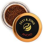 Ancho Chilli (Ground), 23g Spice Jar - Premium Chillis by ZEST & ZING. Fresher, Convenient, Stackable Spice Jars.