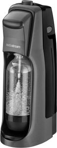 SodaStream Jet Sparkling Water Maker Starter Kit – Black, 1L Bottle & 60L CO2
