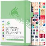 Clever Fox Budget Planner - Expense Tracker Notebook. Monthly Budgeting Journal, Finance Planner & Accounts Book to Take Control of Your Money. Undated - Start Anytime. A5 Size Mint Green Hardcover