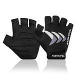 Mayor Freedom Gym&Fitness Gloves for Men&Women, Gym Workout Gloves, Gloves for Gym, Weightlifting Gloves, Gym Accessories Men (Grey/Black), One Size