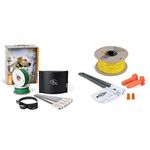 SportDOG Brand In-Ground Fence Systems - Underground Wire Electric Fence - 100 Acre Capability & PetSafe Fence Wire and Flag Kit, Includes 50 Boundary Flags and 150 Meters of Wire