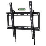 Polarduck TV Bracket VESA Wall Mount for Most 23-55 Inch OLED LED LCD Plasma Flat Curved TVs | Tilt and Swivel Slim Universal TV Wall Bracket with VESA 75x75-400x400 up to 40KG Spirit Level Included